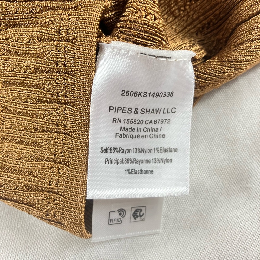 Veronica Beard Whiskey Brown Sandra Tank Top - Picture 7 of 7